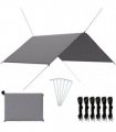 vidaXL Outdoor Tarp 3x2.85 m Grey — Size: 3 x 2.85 m