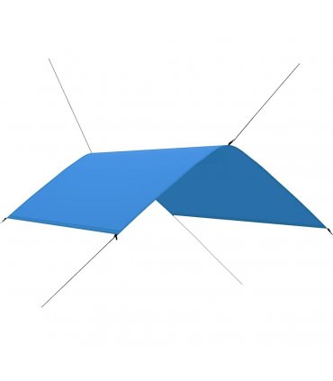 vidaXL Outdoor Tarp 3x2 m Blue — Size: 3 x 2 m