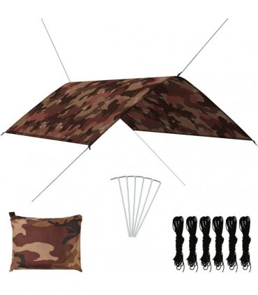 vidaXL Outdoor Tarp 3x2 m Camouflage — Size: 3 x 2 m