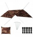 vidaXL Outdoor Tarp 3x2 m Camouflage — Size: 3 x 2 m