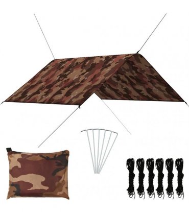 vidaXL Outdoor Tarp 3x2.85 m Camouflage — Size: 3 x 2.85 m
