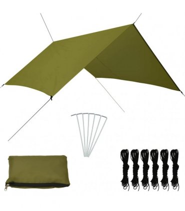 vidaXL Outdoor Tarp 3x2.85 m Green — Size: 3 x 2.85 m