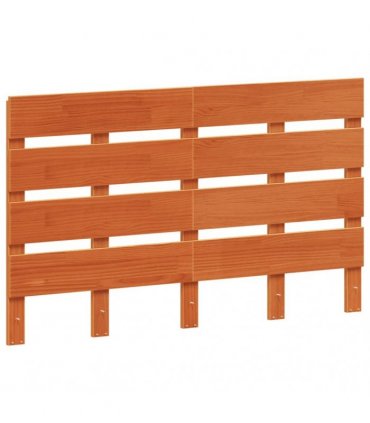 vidaXL Headboard Wax Brown 135 cm Solid Wood Pine