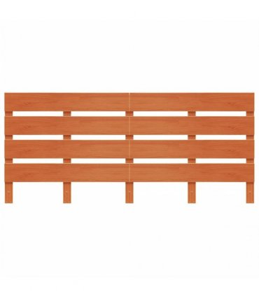 vidaXL Headboard Wax Brown 135 cm Solid Wood Pine