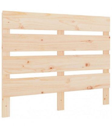 vidaXL Headboard 90x3x80 cm Solid Wood Pine — Colour: Natural