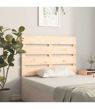 vidaXL Headboard 90x3x80 cm Solid Wood Pine — Colour: Natural