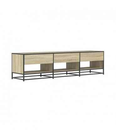vidaXL TV Cabinet Sonoma Oak 180x40x46 cm Engineered Wood