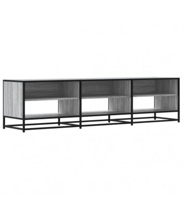 vidaXL TV Cabinet Grey Sonoma 180x40x46 cm Engineered Wood