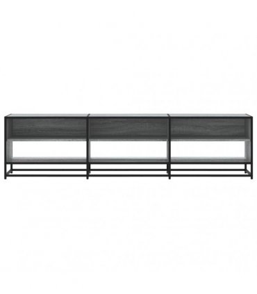 vidaXL TV Cabinet Grey Sonoma 180x40x46 cm Engineered Wood