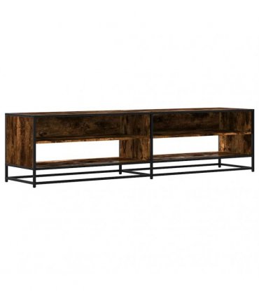 vidaXL TV Cabinet Smoked Oak 180.5x40x46 cm Engineered Wood