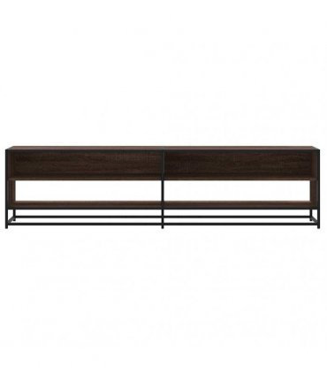 vidaXL TV Cabinet Brown Oak 180.5x40x46 cm Engineered Wood
