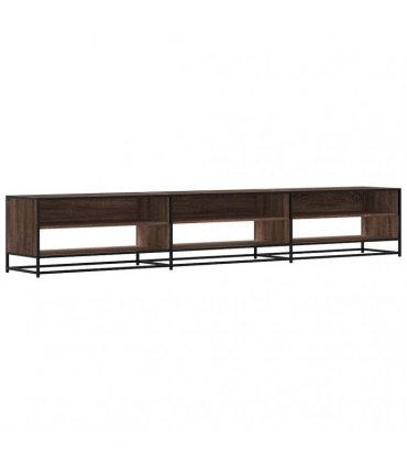 vidaXL TV Cabinet Brown Oak 270x40x46 cm Engineered Wood