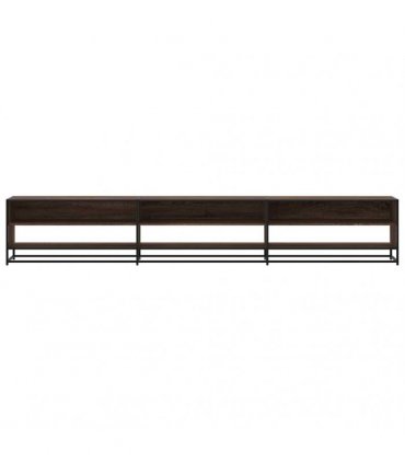 vidaXL TV Cabinet Brown Oak 270x40x46 cm Engineered Wood