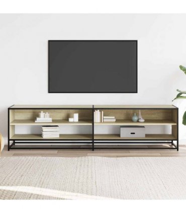 vidaXL TV Cabinet Sonoma Oak 180.5x40x46 cm Engineered Wood