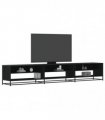 vidaXL TV Cabinet Black 270x40x46 cm Engineered Wood