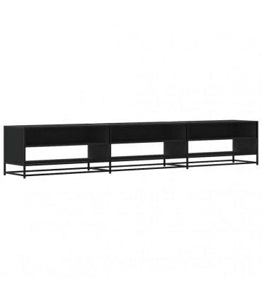 vidaXL TV Cabinet Black 270x40x46 cm Engineered Wood