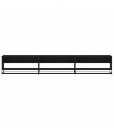 vidaXL TV Cabinet Black 270x40x46 cm Engineered Wood
