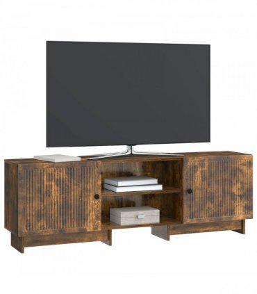 vidaXL TV Cabinet Smoked Oak 150 x 31 x 50 cm Engineered Wood — V0672168142