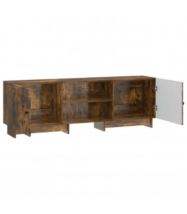 vidaXL TV Cabinet Smoked Oak 150 x 31 x 50 cm Engineered Wood — V0672168142