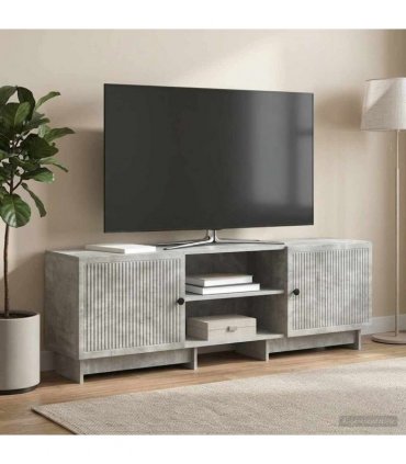 vidaXL TV Cabinet Concrete Grey 150 x 31 x 50 cm Engineered Wood — V0672168145