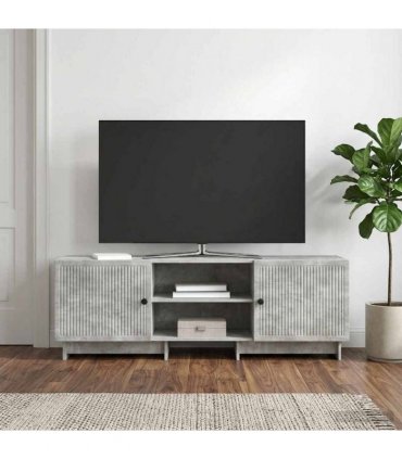 vidaXL TV Cabinet Concrete Grey 150 x 31 x 50 cm Engineered Wood — V0672168145