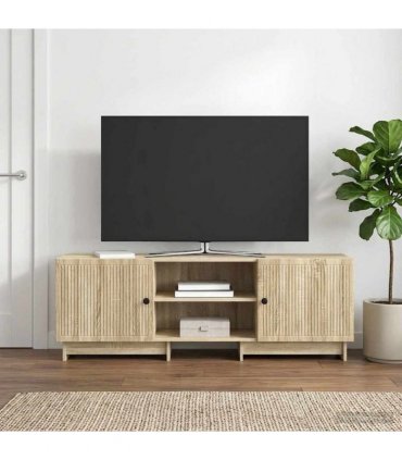 vidaXL TV Cabinet Sonoma Oak 150 x 31 x 50 cm Engineered Wood — V0672168146