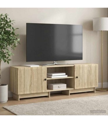 vidaXL TV Cabinet Sonoma Oak 150 x 31 x 50 cm Engineered Wood — V0672168146