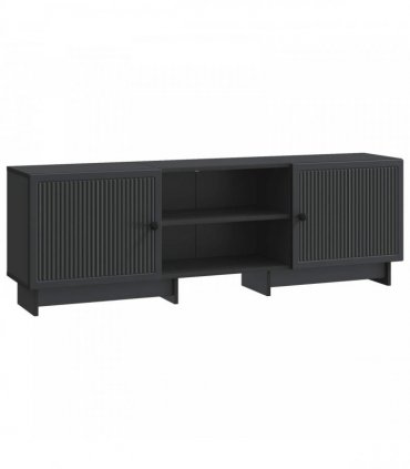 vidaXL TV Cabinet Black 150 x 31 x 50 cm Engineered Wood — V0672168149