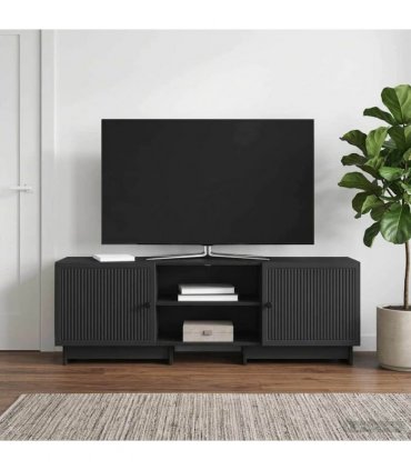 vidaXL TV Cabinet Black 150 x 31 x 50 cm Engineered Wood — V0672168149