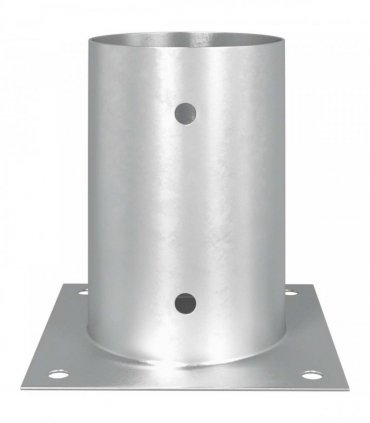 vidaXL Round Ground Anchor 12 pcs Silver 15 x 15 x 15 cm Metal — Size: Ø 101 mm