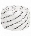 Braided Boat Rope White 18 mmx25 m Polyester