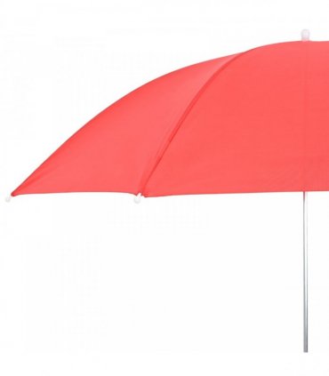 vidaXL Umbrella with Clamp 2 pcs Fire Brick Red Ø 105 x 86 cm