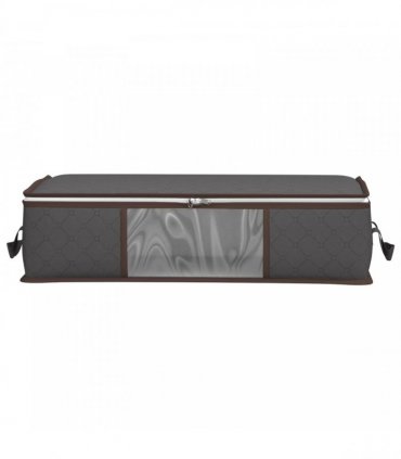 vidaXL Storage Box with Transparent Side Window 2 pcs Anthracite — Size: 70 x 40 x 18 cm