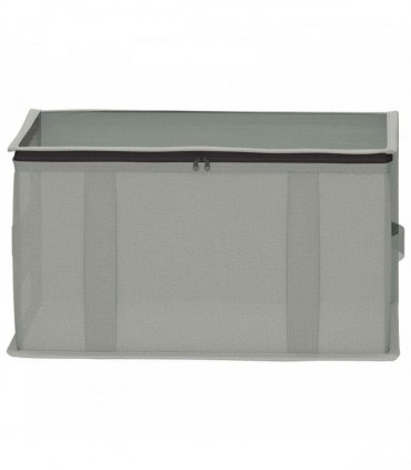 vidaXL Storage Box with Transparent Top Window 6 pcs Grey — Size: 43 x 34 x 23 cm