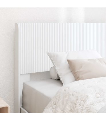 vidaXL Bed Frame with Storage and Headboard White 100 x 200 cm — V0672168620