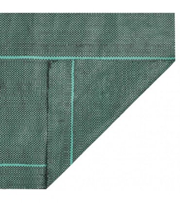vidaXL Weed Membrane Green 4x25 m PP — Size: 4 x 25 m