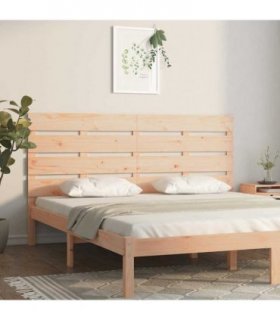 vidaXL Headboard 180x3x80 cm Solid Wood Pine — Colour: Natural