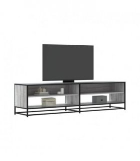 vidaXL TV Cabinet Grey Sonoma 180.5x40x46 cm Engineered Wood