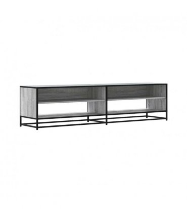 vidaXL TV Cabinet Grey Sonoma 180.5x40x46 cm Engineered Wood