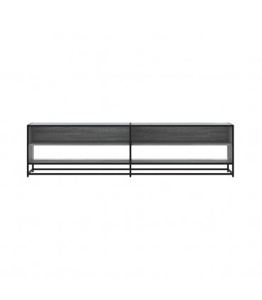 vidaXL TV Cabinet Grey Sonoma 180.5x40x46 cm Engineered Wood