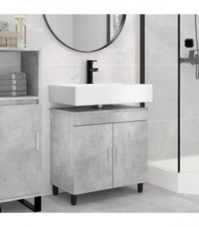 vidaXL Bathroom Vanity Unit Concrete Grey 60 x 35 x 60 cm — V0672169433