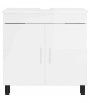 vidaXL Bathroom Vanity Unit High Gloss White 60 x 35 x 60 cm — V0672169436