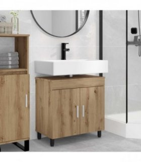 vidaXL Bathroom Vanity Unit Artisan Oak 60 x 35 x 60 cm