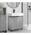 vidaXL Bathroom Vanity Unit Grey Sonoma 60 x 35 x 60 cm — V0672169439