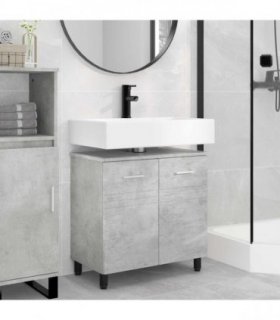vidaXL Bathroom Vanity Unit Concrete Grey 60 x 35 x 60 cm — V0672169440