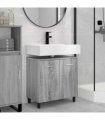 vidaXL Bathroom Vanity Unit Grey Sonoma 60 x 35 x 60 cm — V0672169447