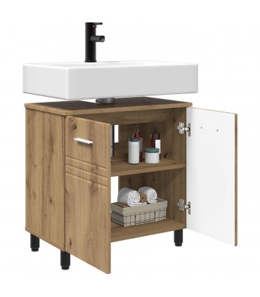 vidaXL Bathroom Vanity Unit Artisan Oak 60 x 35 x 60 cm — V0672169448