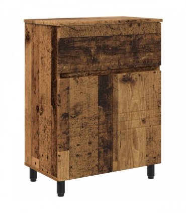 vidaXL Bathroom Vanity Unit Old Wood 60 x 35 x 80 cm Engineered Wood