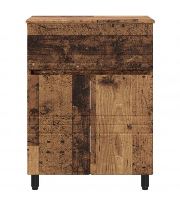 vidaXL Bathroom Vanity Unit Old Wood 60 x 35 x 80 cm Engineered Wood