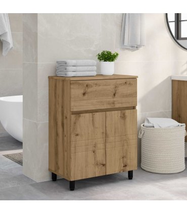 vidaXL Bathroom Vanity Unit Artisan Oak 60 x 35 x 80 cm